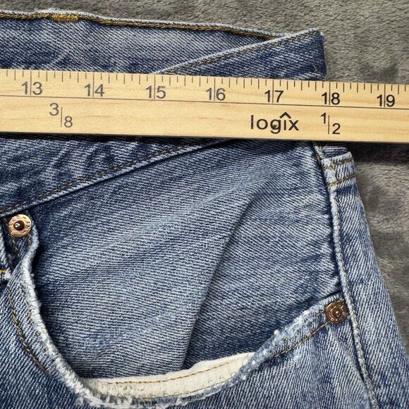 Levi’s 501 Jeans Men’s 36x27 Measured Tag 38x30 Altered Fade Thrashed Grunge - Picture 8 of 16